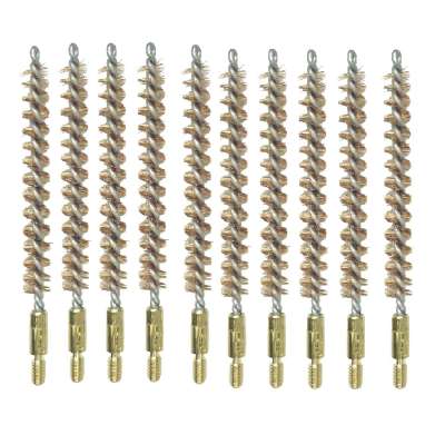 Gun cleaning brush bronze wires bore cleaner kit 10 pcs/poly bag