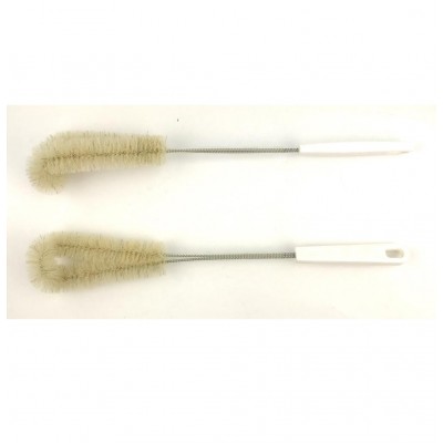 Grill or Barbecue scraping cleaning brushes plastic handle hair bristle